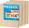 Unfinished Wood Canvas Board: 3/4” Deep 11x14” Wooden Canvas Panel Pack of 4 - Blank Cradled Wood Art Board for Painting